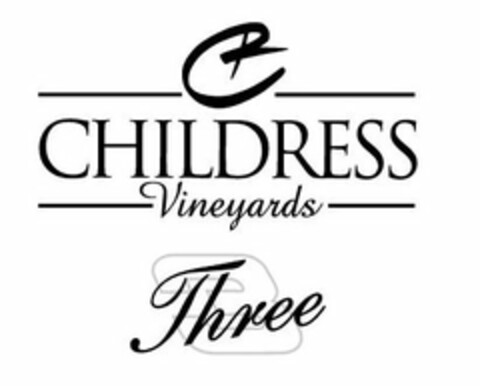 RC CHILDRESS VINEYARDS THREE 3 Logo (USPTO, 04.04.2011)