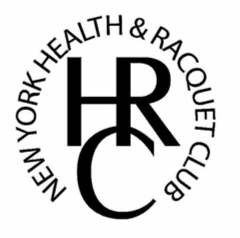 NEW YORK HEALTH & RACQUET CLUB HRC Logo (USPTO, 26.01.2012)