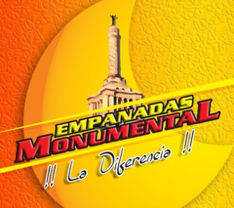 EMPANADAS MONUMENTAL !! LA DIFERENCIA !! Logo (USPTO, 21.02.2012)