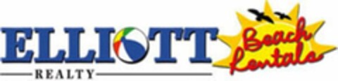 ELLIOTT REALTY BEACH RENTALS Logo (USPTO, 16.08.2012)