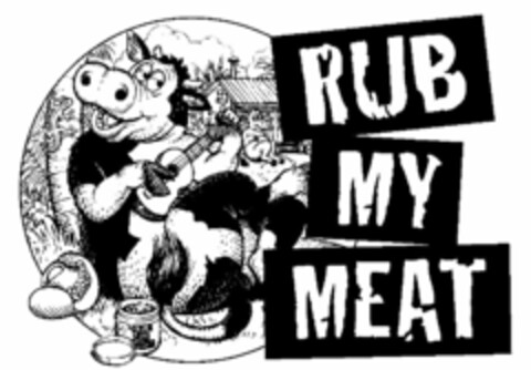 RUB MY MEAT Logo (USPTO, 04.12.2013)