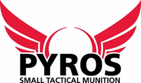 PYROS SMALL TACTICAL MUNITION Logo (USPTO, 26.11.2014)