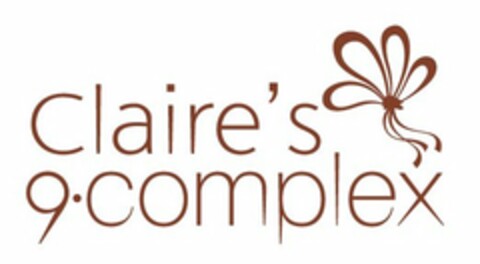 CLAIRE'S 9·COMPLEX Logo (USPTO, 08/05/2015)