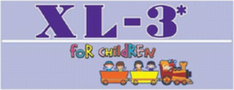 XL-3 FOR CHILDREN Logo (USPTO, 01.09.2015)