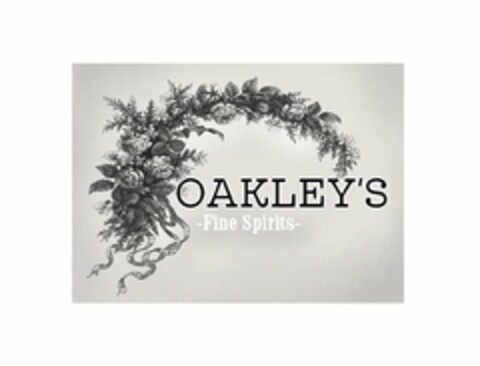 OAKLEY'S FINE SPIRITS Logo (USPTO, 03.09.2015)