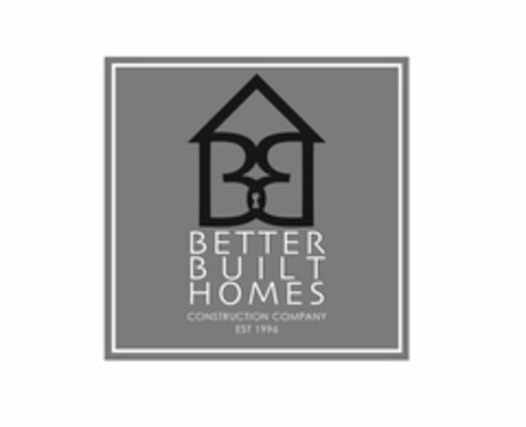 BB BETTER BUILT HOMES CONSTRUCTION COMPANY EST 1996 Logo (USPTO, 13.10.2016)