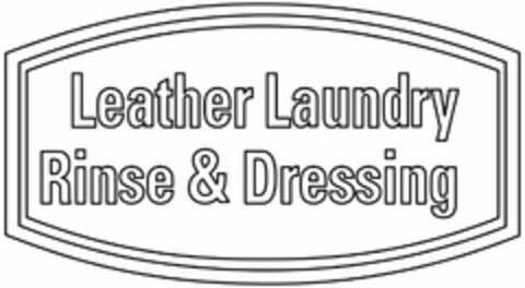 LEATHER LAUNDRY RINSE & DRESSING Logo (USPTO, 01/27/2017)