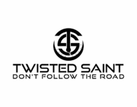 TS TWISTED SAINT DON'T FOLLOW THE ROAD Logo (USPTO, 13.08.2017)