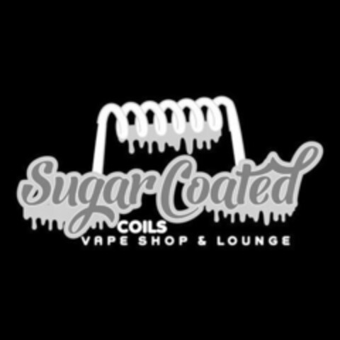 SUGAR COATED COILS VAPE SHOP & LOUNGE Logo (USPTO, 09/25/2017)