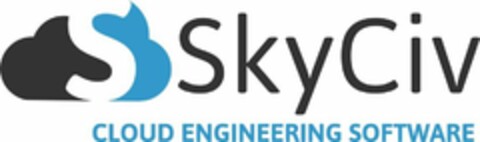 S SKYCIV CLOUD ENGINEERING SOFTWARE Logo (USPTO, 11/16/2017)