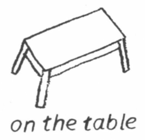 ON THE TABLE Logo (USPTO, 08/23/2018)