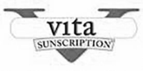V VITA SUNSCRIPTION Logo (USPTO, 08/28/2018)