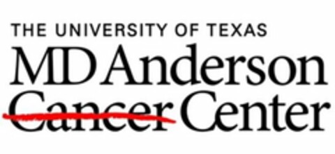 THE UNIVERSITY OF TEXAS MD ANDERSON CANCER CENTER Logo (USPTO, 12/11/2018)