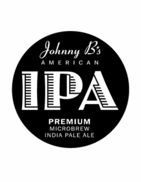 JOHNNY B'S AMERICAN IPA PREMIUM MICROBREW INDIA PALE ALE Logo (USPTO, 15.04.2019)