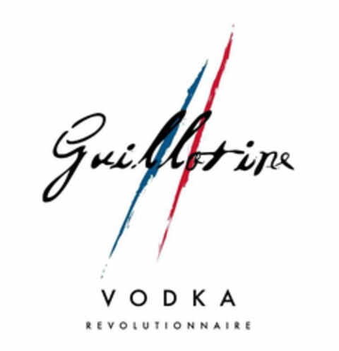 GUILLOTINE VODKA REVOLUTIONNAIRE Logo (USPTO, 07.05.2019)