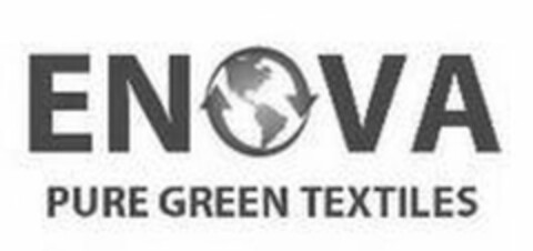 ENOVA PURE GREEN TEXTILES Logo (USPTO, 21.05.2020)