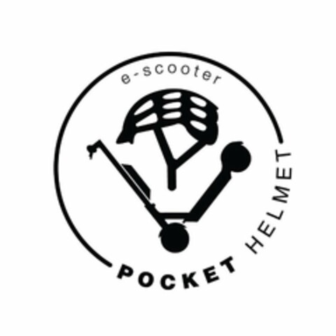 POCKET HELMET E-SCOOTER Logo (USPTO, 07/09/2020)