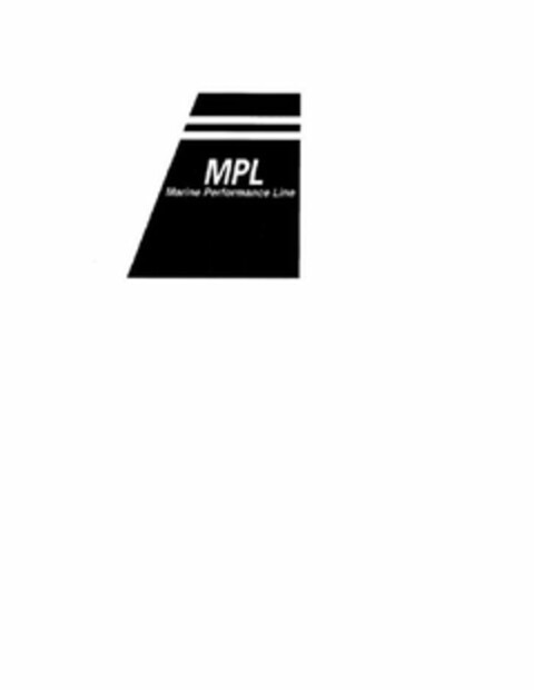 MPL MARINE PERFORMANCE LINE Logo (USPTO, 06/04/2009)