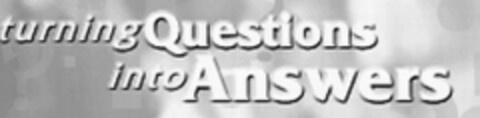 TURNING QUESTIONS INTO ANSWERS Logo (USPTO, 11.12.2009)