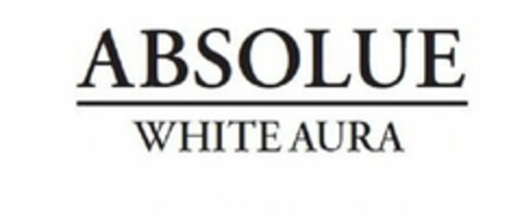 ABSOLUE WHITE AURA Logo (USPTO, 30.07.2014)