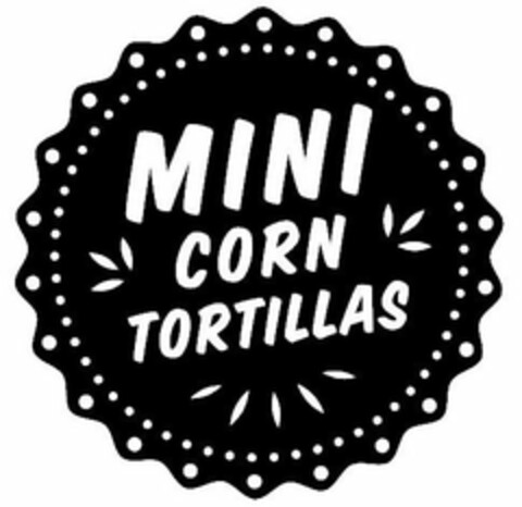 MINI CORN TORTILLAS Logo (USPTO, 07/27/2018)