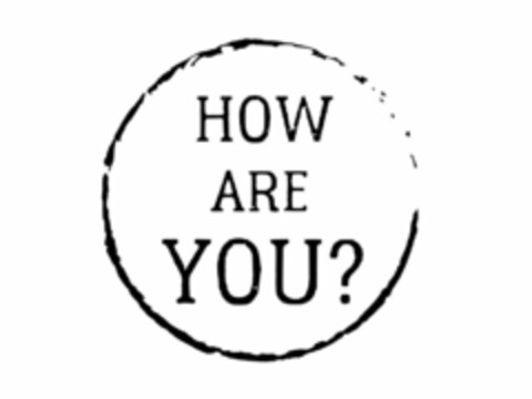 HOW ARE YOU? Logo (USPTO, 01.05.2020)