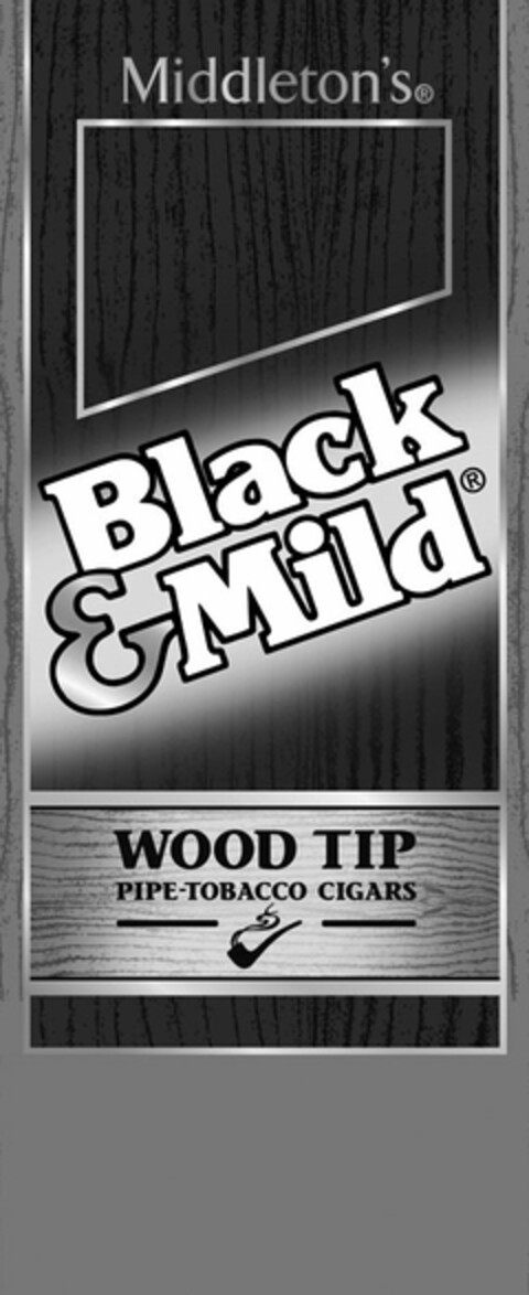 MIDDLETON'S BLACK & MILD WOOD TIP PIPE-TOBACCO CIGARS Logo (USPTO, 01/09/2009)