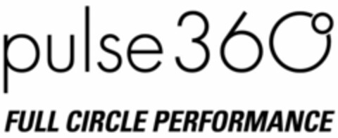 PULSE 360º FULL CIRCLE PERFORMANCE Logo (USPTO, 08/27/2009)