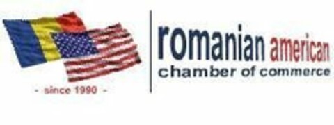 ROMANIAN AMERICAN CHAMBER OF COMMERCE - SINCE 1990 Logo (USPTO, 16.10.2009)