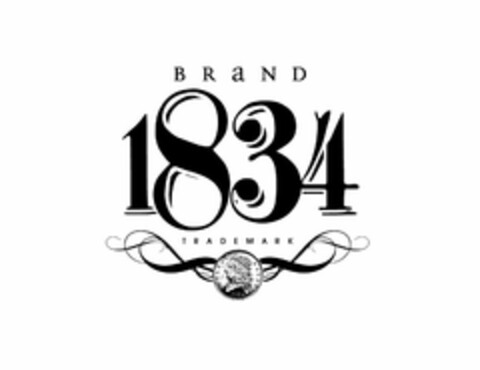 BRAND 1834 TRADEMARK Logo (USPTO, 26.10.2009)