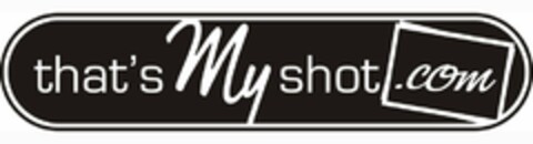 THAT'S MY SHOT .COM Logo (USPTO, 29.12.2009)