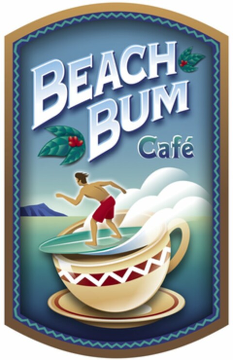 BEACH BUM CAFE Logo (USPTO, 18.05.2010)