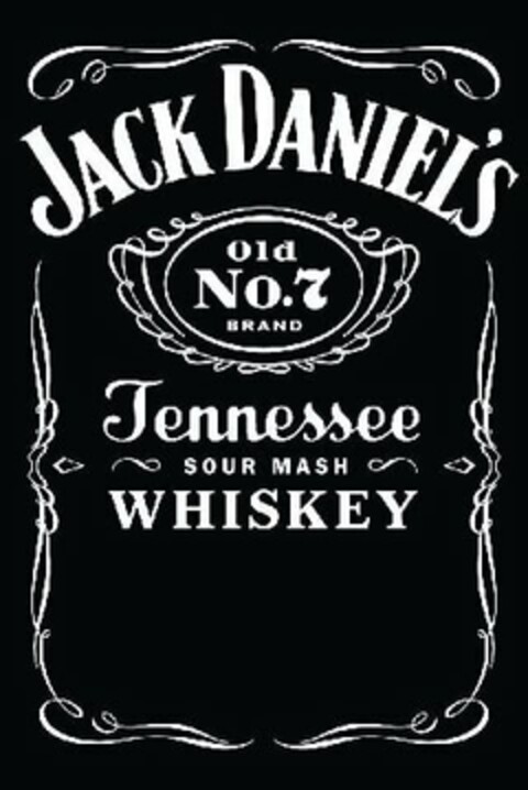 JACK DANIEL'S OLD NO. 7 BRAND TENNESSEESOUR MASH WHISKEY Logo (USPTO, 09/21/2010)