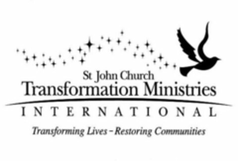 ST JOHN CHURCH TRANSFORMATION MINISTRIES INTERNATIONAL TRANSFORMING LIVES - RESTORING COMMUNITIES Logo (USPTO, 20.10.2010)