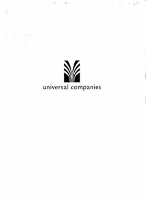 UNIVERSAL COMPANIES Logo (USPTO, 05/09/2011)