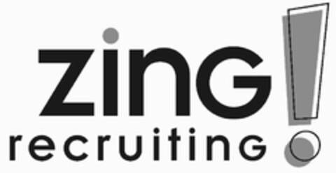 ZING RECRUITING ! Logo (USPTO, 09/02/2011)