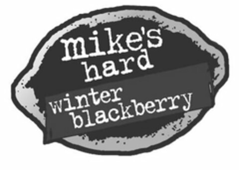 MIKE'S HARD WINTER BLACKBERRY Logo (USPTO, 09.01.2012)