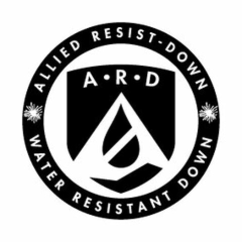 ALLIED RESIST-DOWN WATER RESISTANT DOWN A R D Logo (USPTO, 22.03.2012)