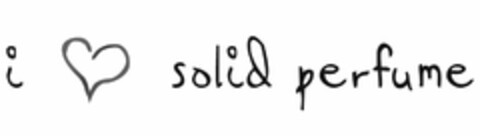 I SOLID PERFUME Logo (USPTO, 25.06.2012)