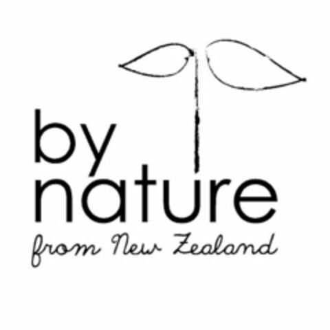 BY NATURE FROM NEW ZEALAND Logo (USPTO, 15.10.2012)