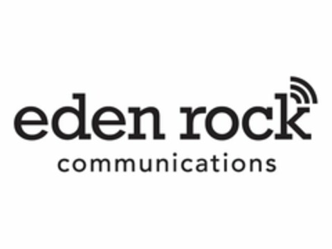 EDEN ROCK COMMUNICATIONS Logo (USPTO, 01/16/2013)