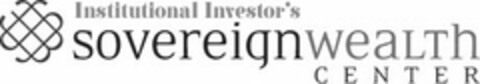 SW INSTITUTIONAL INVESTOR'S SOVEREIGN WEALTH CENTER Logo (USPTO, 15.03.2013)