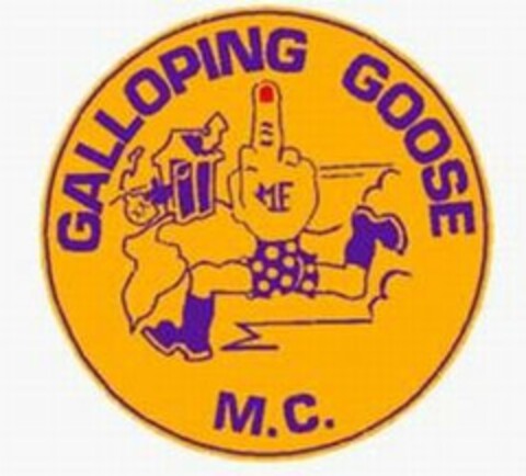 GALLOPING GOOSE MF M.C. Logo (USPTO, 01/16/2014)