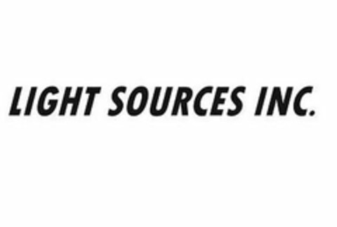 LIGHT SOURCES INC. Logo (USPTO, 04.03.2014)