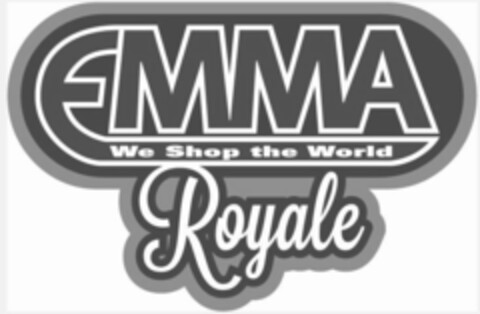 EMMA WE SHOP THE WORLD ROYALE Logo (USPTO, 23.06.2014)