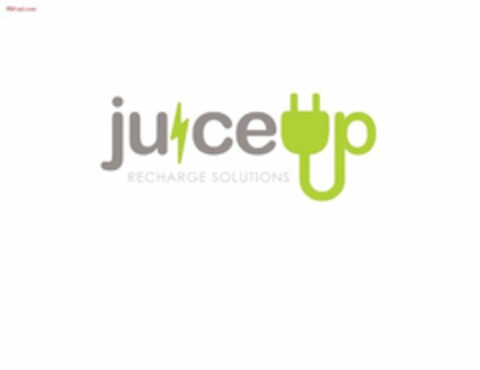 JUICEUP RECHARGE SOLUTIONS Logo (USPTO, 21.07.2014)