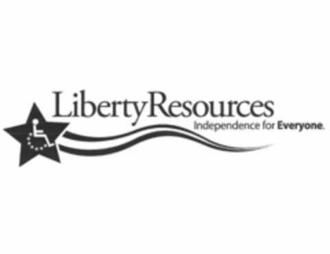 LIBERTY RESOURCES INDEPENDENCE FOR EVERYONE. Logo (USPTO, 08/23/2016)