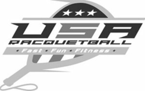 USA RACQUETBALL FAST FUN FITNESS Logo (USPTO, 18.01.2017)