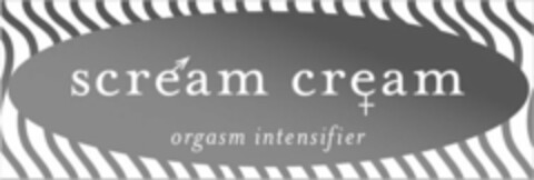 SCREAM CREAM ORGASM INTENSIFIER Logo (USPTO, 02.08.2017)