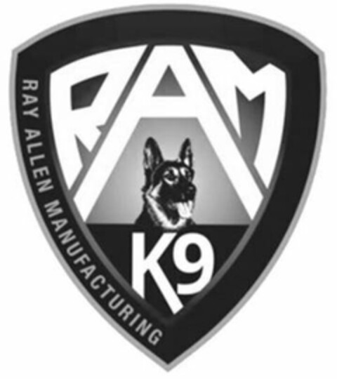 RAY ALLEN MANUFACTURING RAM K9 Logo (USPTO, 06.12.2017)